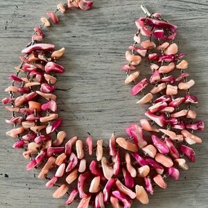 Pretty in Pink Mother of Pearl 4-strand Choker